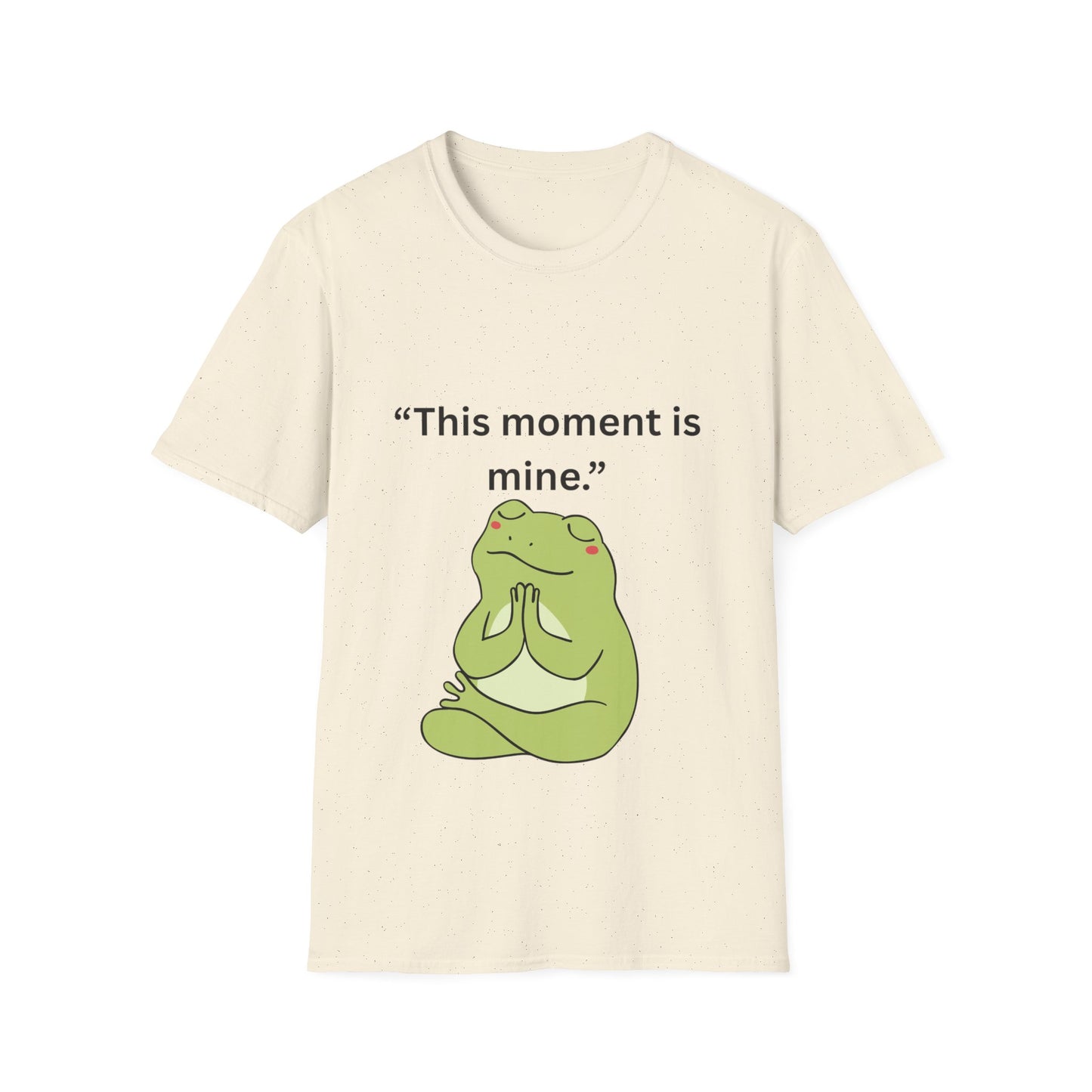 "This Moment Is Mine" — Unisex Softstyle Tee (Black Print)
