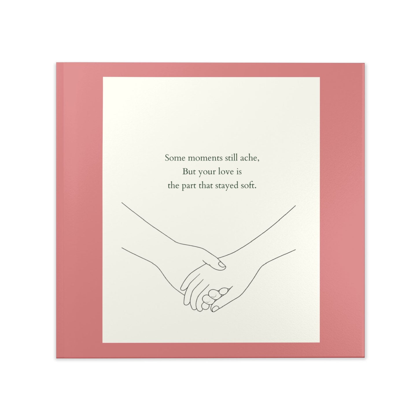 Where Love Stays - Pink Hardcover Photo Book