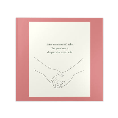 Where Love Stays - Pink Hardcover Photo Book