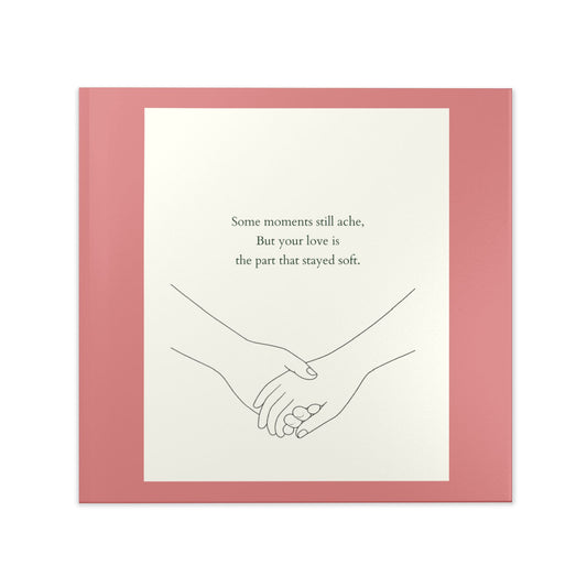 Where Love Stays - Pink Hardcover Photo Book
