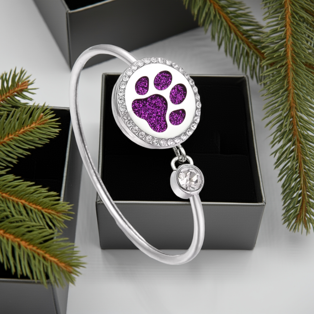 Aromatherapy Snap Bracelet – Stainless Steel Essential Oil Diffuser Jewelry
