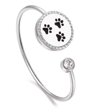 Aromatherapy Snap Bracelet – Stainless Steel Essential Oil Diffuser Jewelry