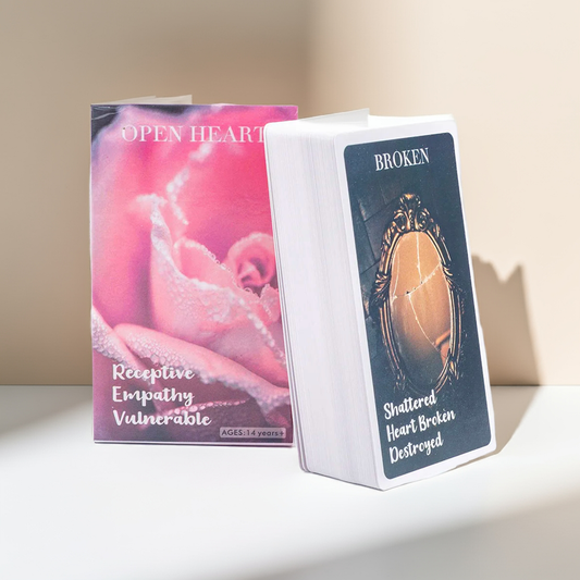 Hearts Hidden Secrets Oracle – 78 Twin Flame & Feelings Message Cards