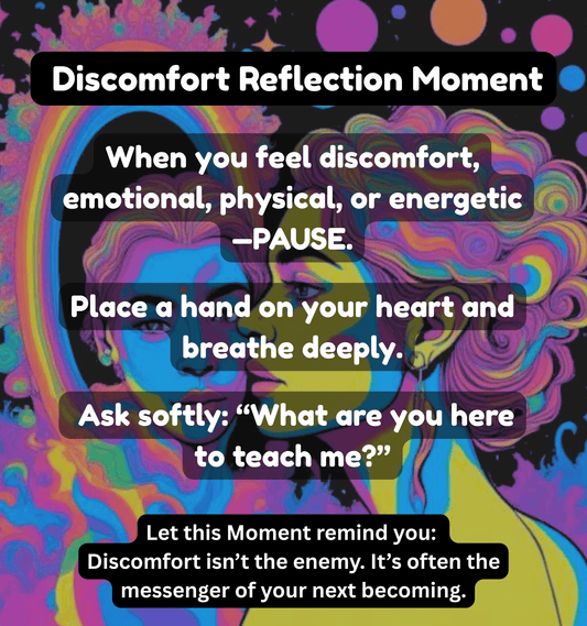 Discomfort Reflection Moment Wall Print Home Decor