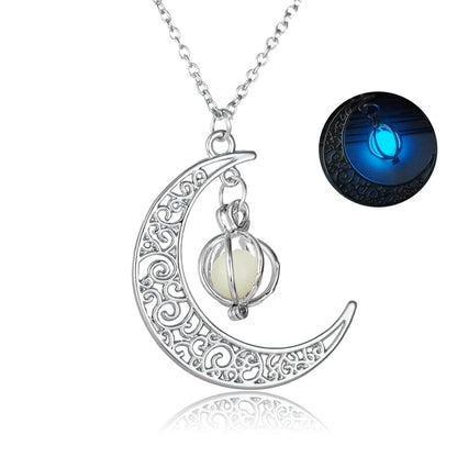Glow‑in‑the‑Dark Moon Pendant