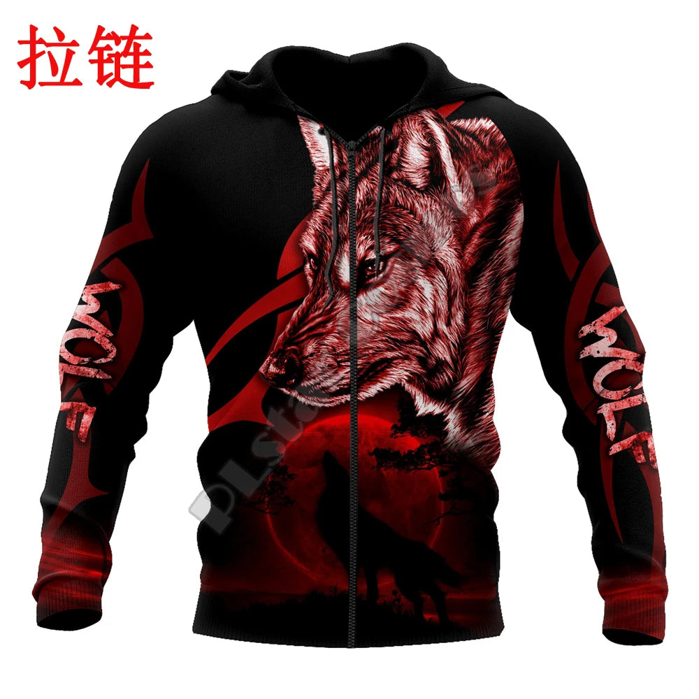 A Wild Soul Can Never Be Tamed 3D All‑Over Printed Hoodie