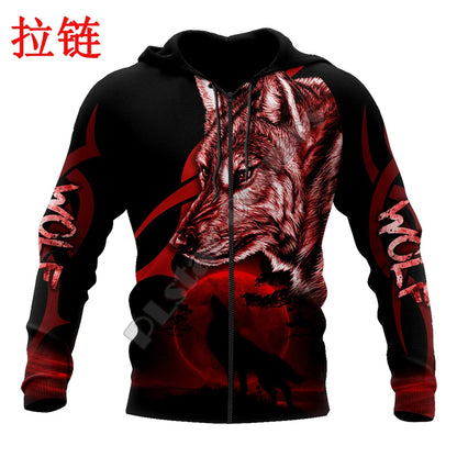 A Wild Soul Can Never Be Tamed 3D All‑Over Printed Hoodie