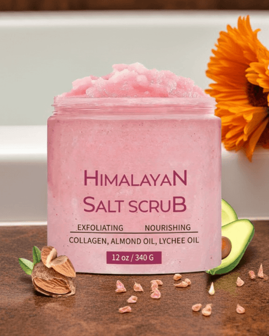 Himalayan Salt Body Scrub – Collagen & Stem Cell Exfoliator