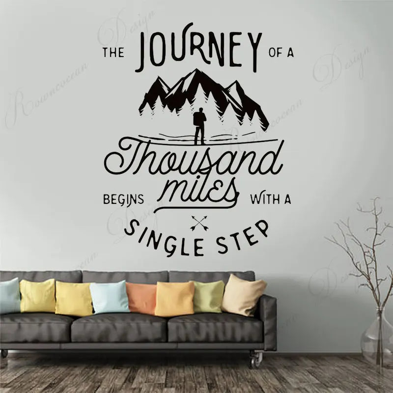 Motivational Quote Wall Sticker – Removable Vinyl Office Décor For Sale