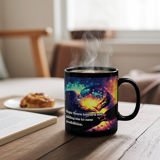 Magic Book Affirmation Mug 11oz Manifestation Coffee Cup