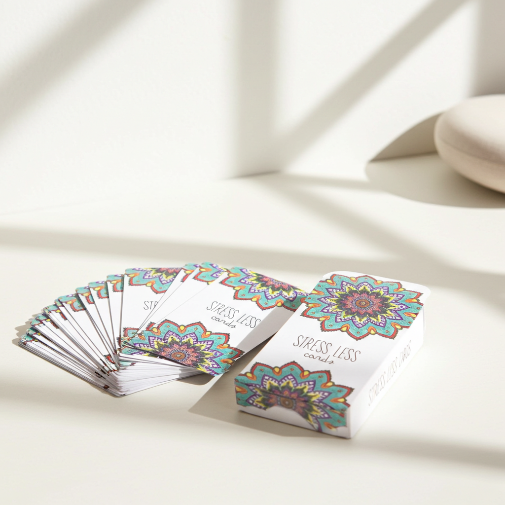 Stress Less Mindfulness Cards 50 Meditation Prompts for Calm and Clarity