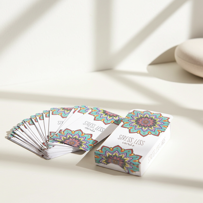Stress Less Mindfulness Cards 50 Meditation Prompts for Calm and Clarity