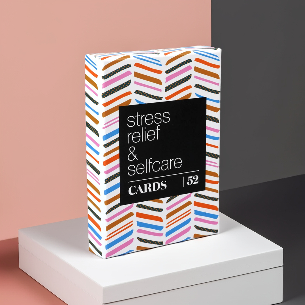Stress Less & Self Care 52 Cards Game For Anxiety and Stress Relief
