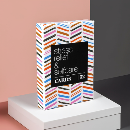 Stress Less & Self Care 52 Cards Game For Anxiety and Stress Relief