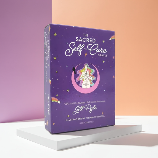 Sacred Self-Care Oracle Deck – 55 Cards & Ritual Guide for Wellness