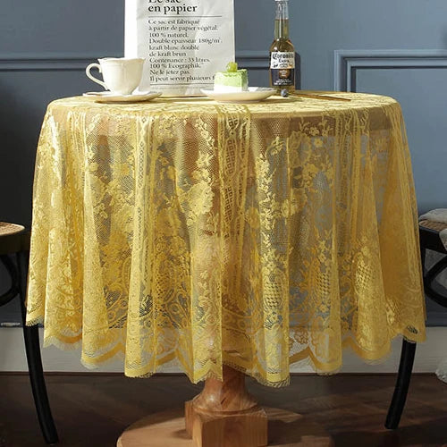 Solid Lace Table Cloth