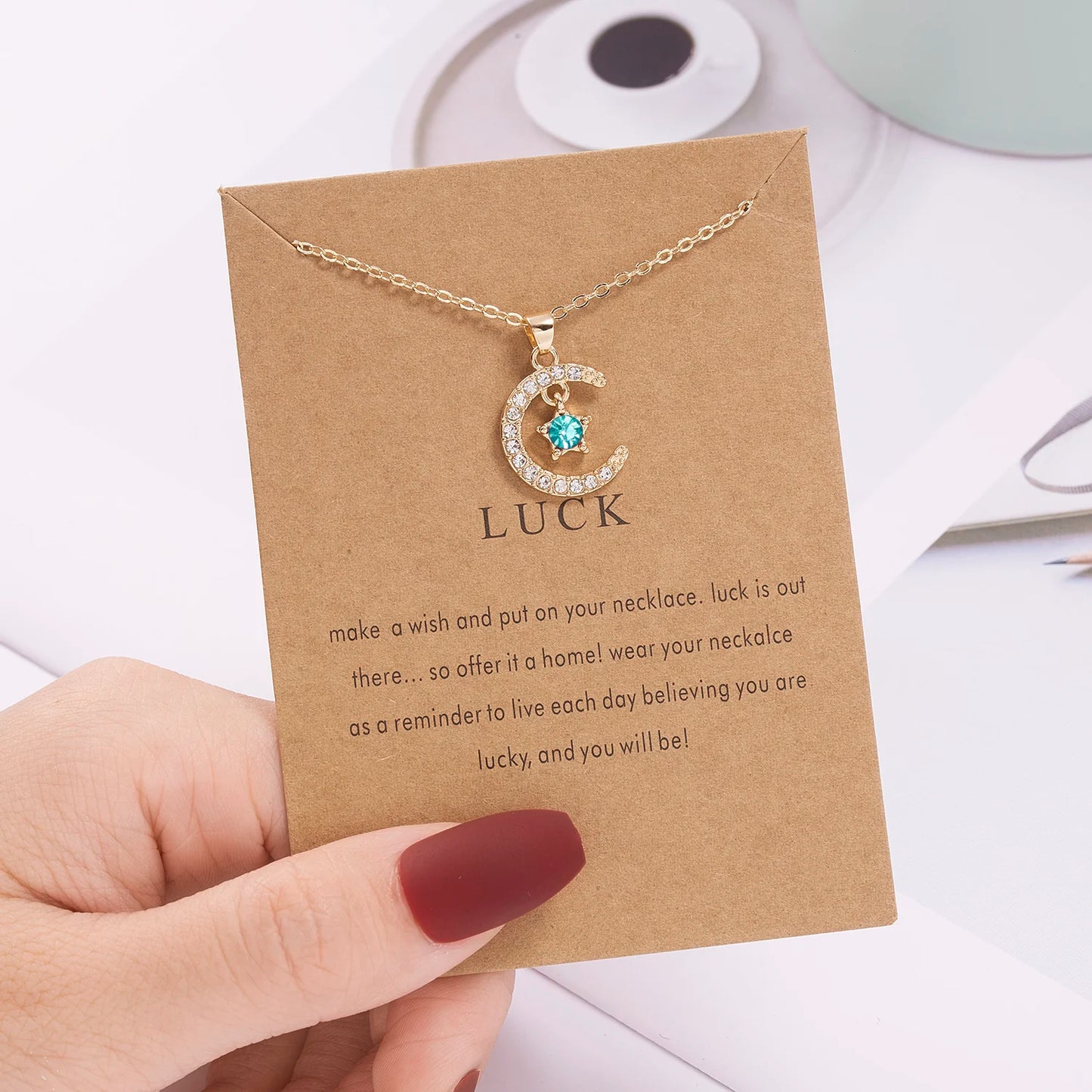 Birthstone Necklace Pendant