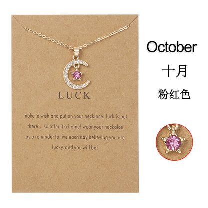 Birthstone Necklace Pendant