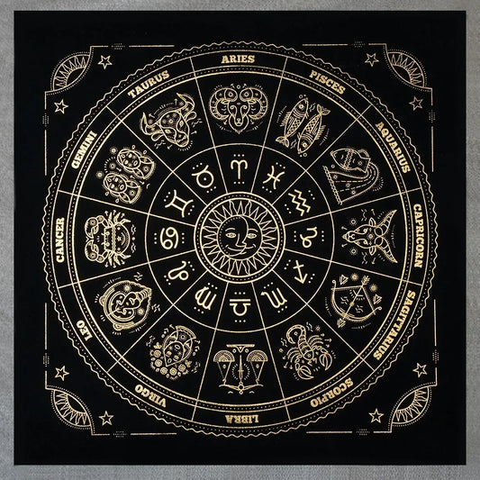 Zodiac Horoscope Divination Cloth