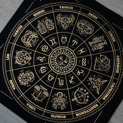 Zodiac Horoscope Divination Cloth