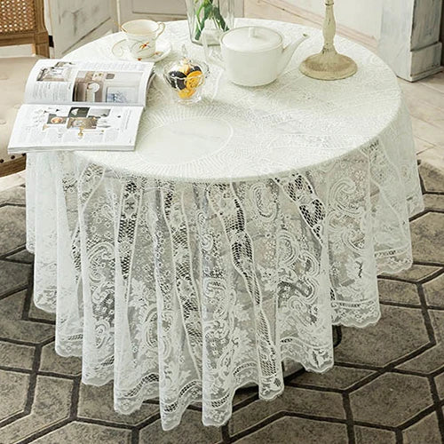 Solid Lace Table Cloth