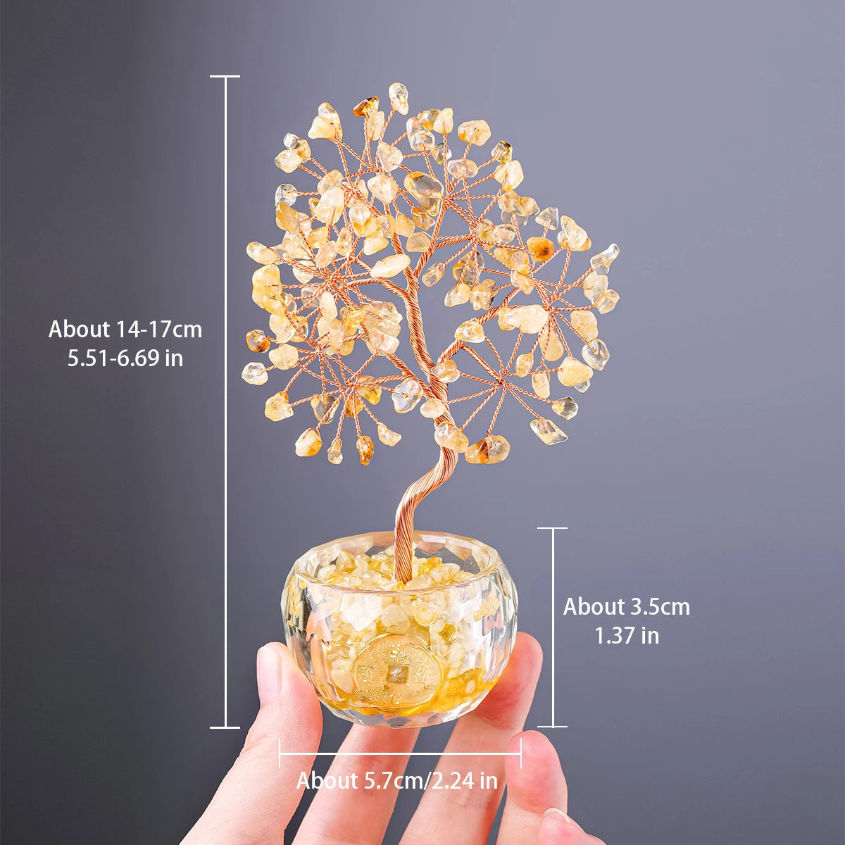 7 Chakra Healing Crystal Money Tree