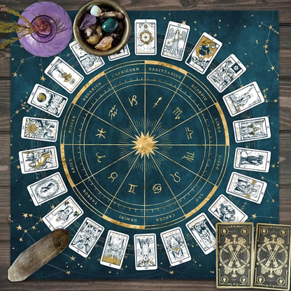 1pc Tarot Card Tablecloth