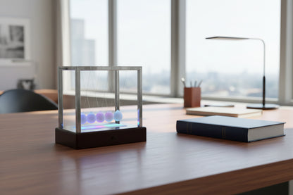 LED Newton's Cradle Balance Pendulum