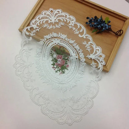 Elegant Round Lace Tablecloth