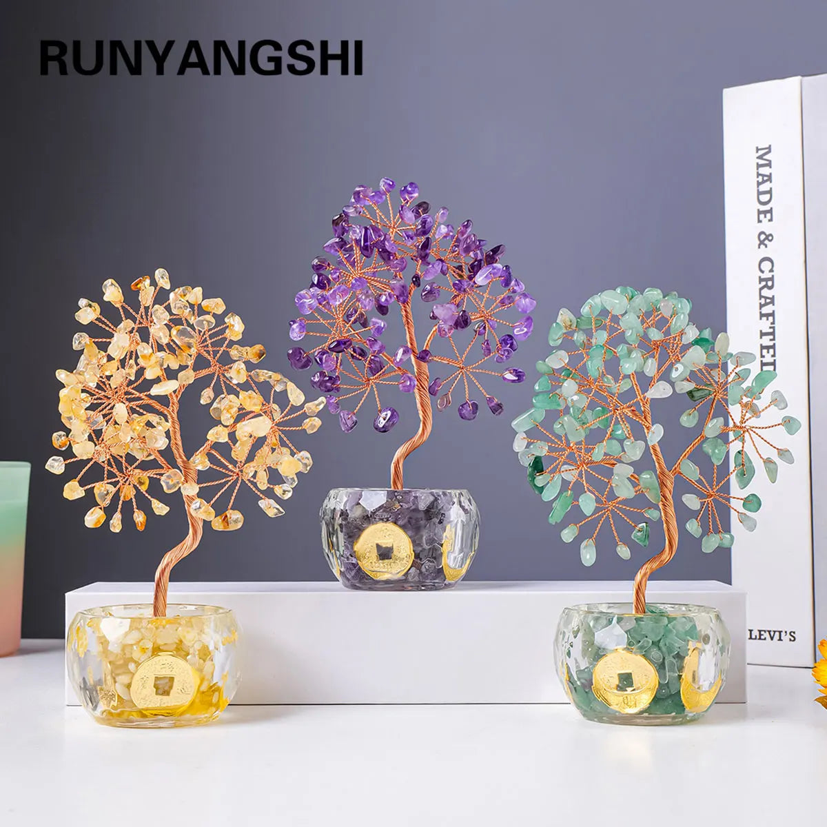 7 Chakra Healing Crystal Money Tree