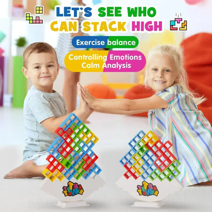 Tetra Tower Balance Stacking Game – Fun Party & Family Challenge