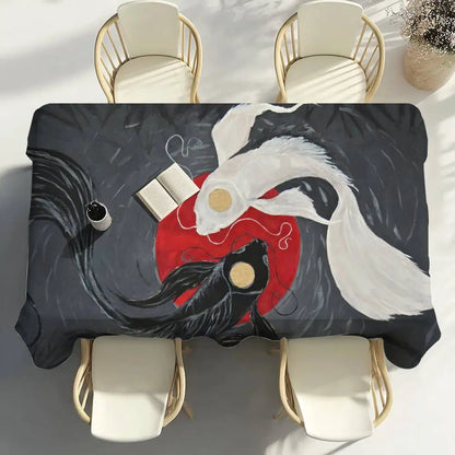 Japanese Koi Tablecloth