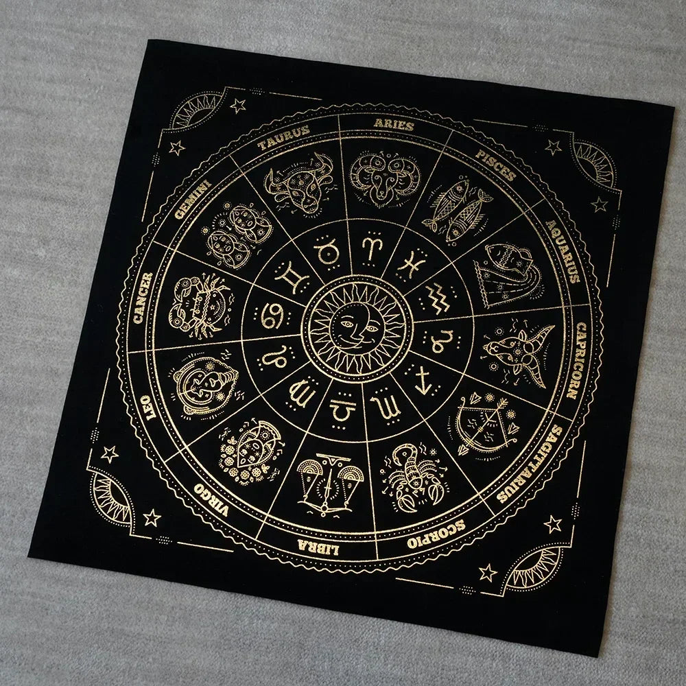 Zodiac Horoscope Divination Cloth