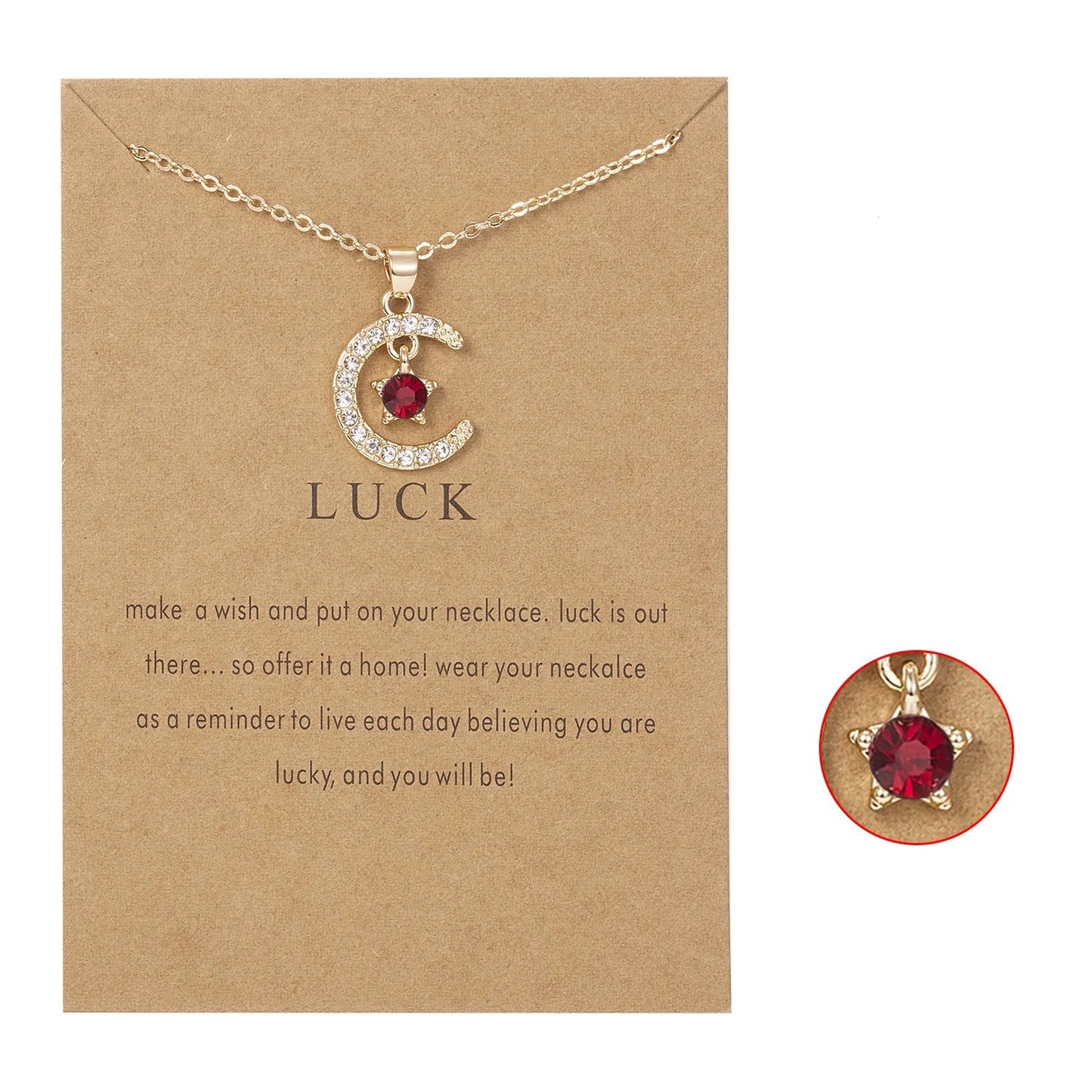 Birthstone Necklace Pendant