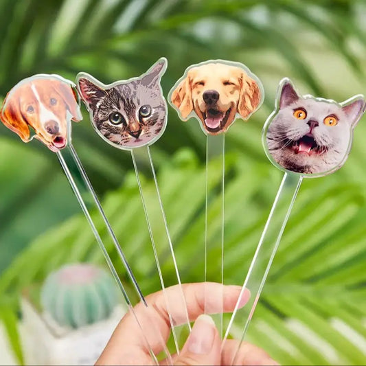 Custom Pet Cocktail Stirrers – Personalized Acrylic Drink Stirs for Weddings, Parties & Gifts