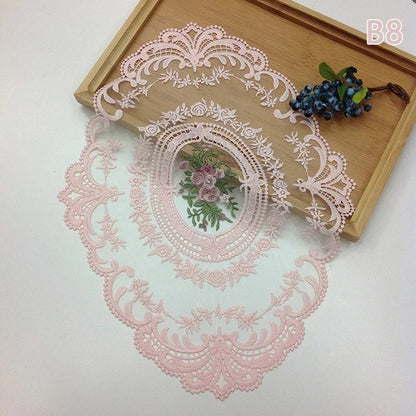 Elegant Round Lace Tablecloth