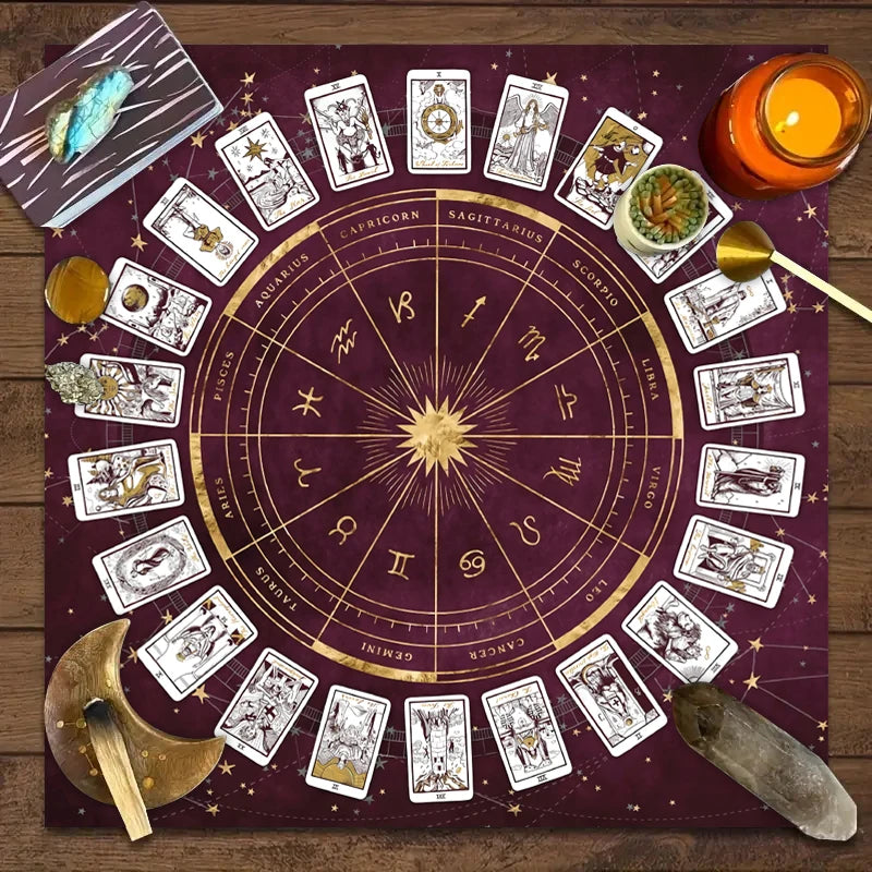 1pc Tarot Card Tablecloth