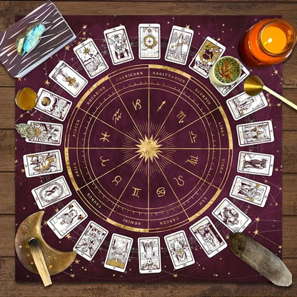 1pc Tarot Card Tablecloth