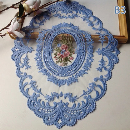 Elegant Round Lace Tablecloth