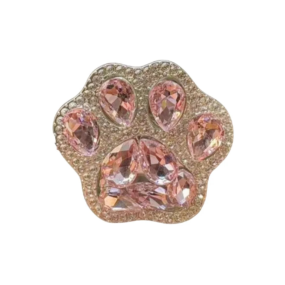 Diamond Cat Paw Car Air Freshener Clip | Stylish Pet Lover Car Accessory