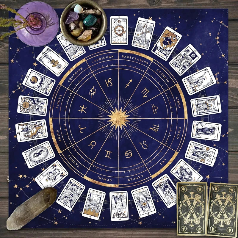 1pc Tarot Card Tablecloth