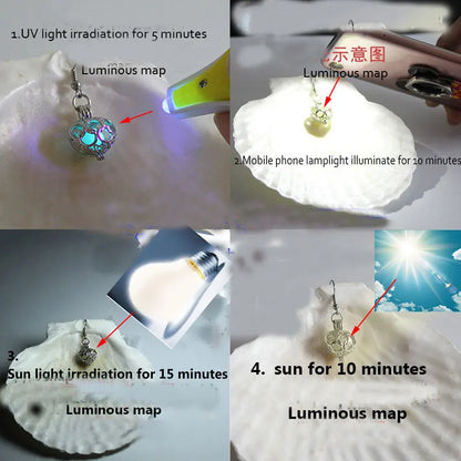 Glow‑in‑the‑Dark Moon Pendant