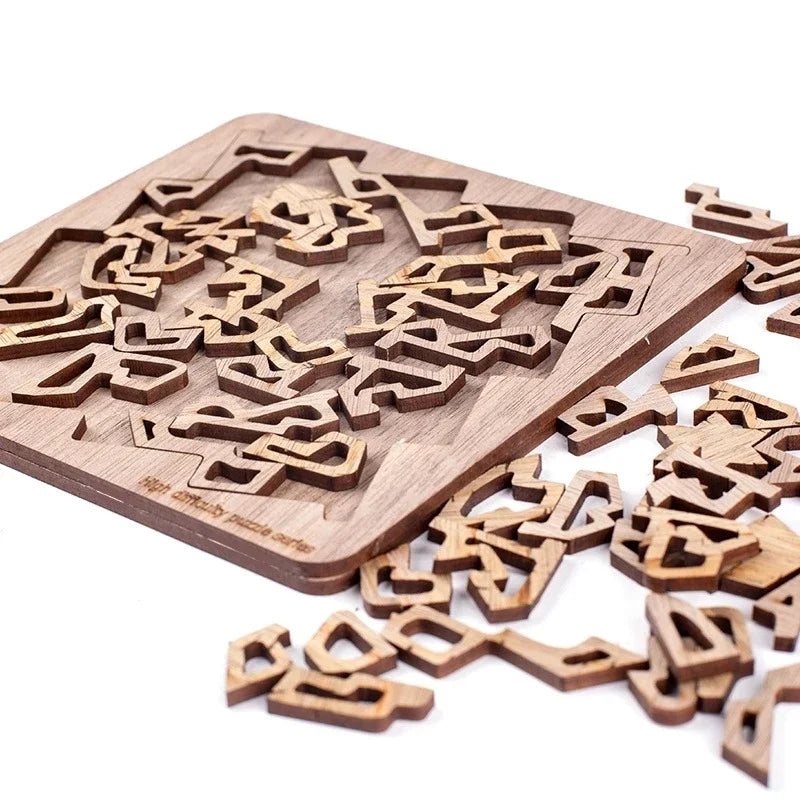 Impossible Wooden Jigsaw Puzzle – 3D Brain‑Teaser Puzzle for 13 to 113 years