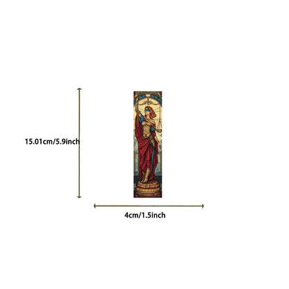 30pcs Stained Glass Tarot Bookmarks – Artistic Paper Bookmarks for Tarot Lovers, Readers, and Journal Enthusiasts