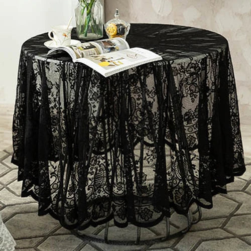 Solid Lace Table Cloth