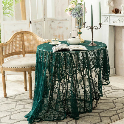 Solid Lace Table Cloth