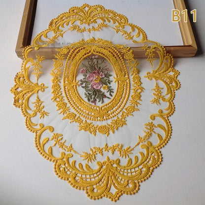 Elegant Round Lace Tablecloth