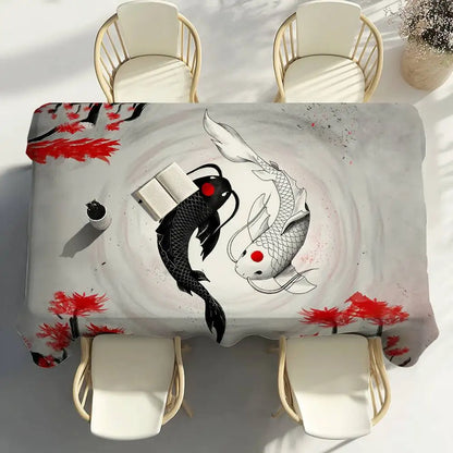 Japanese Koi Tablecloth