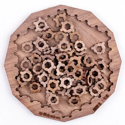 Impossible Wooden Jigsaw Puzzle – 3D Brain‑Teaser Puzzle for 13 to 113 years