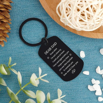 Dad Gift - Drive Safe Keychain